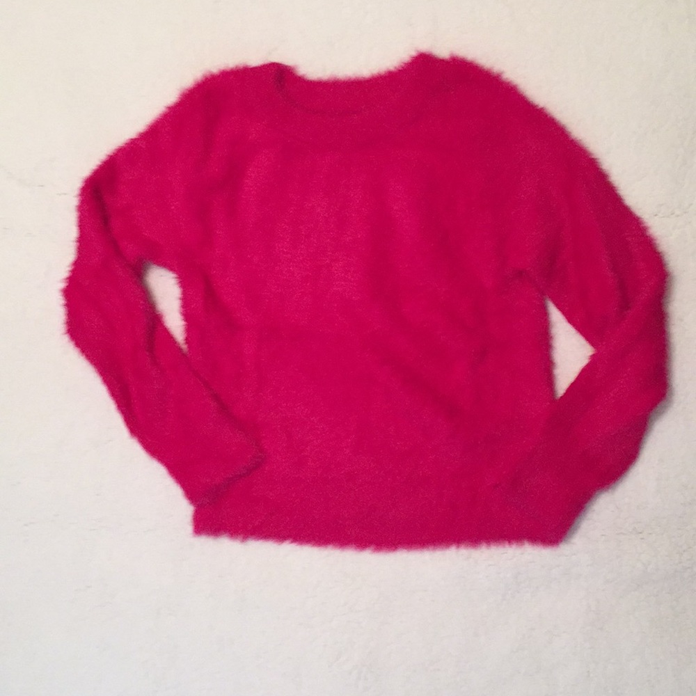 Loft Lou & Grey pink eyelash sweater